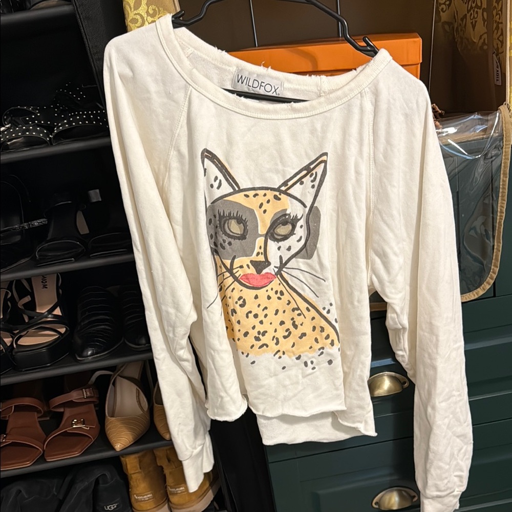 Wildfox sweatshirt with cheetah 🐆